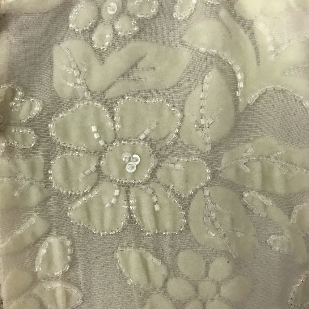 Lillie Rubin Beaded Velvet And Silk Evening Jacket - Picture 3 of 6